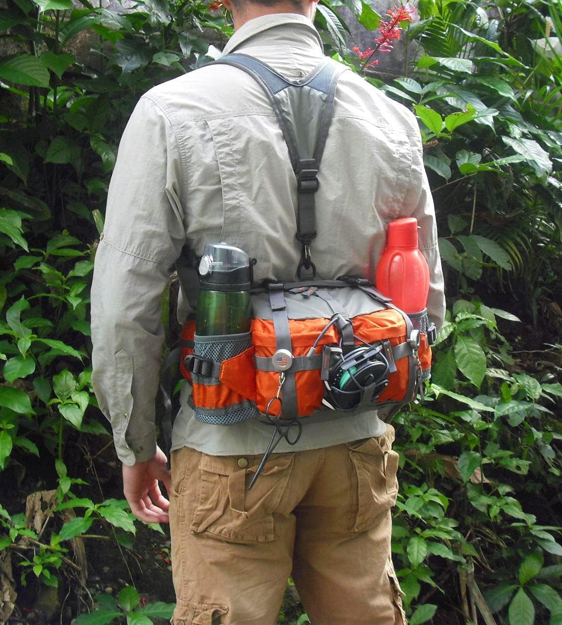 Waist Bag with Water Bottle Holder Hydration 