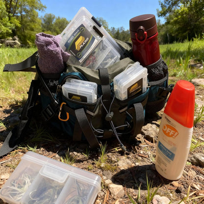 Waist Bag with Water Bottle Holder Hydration 