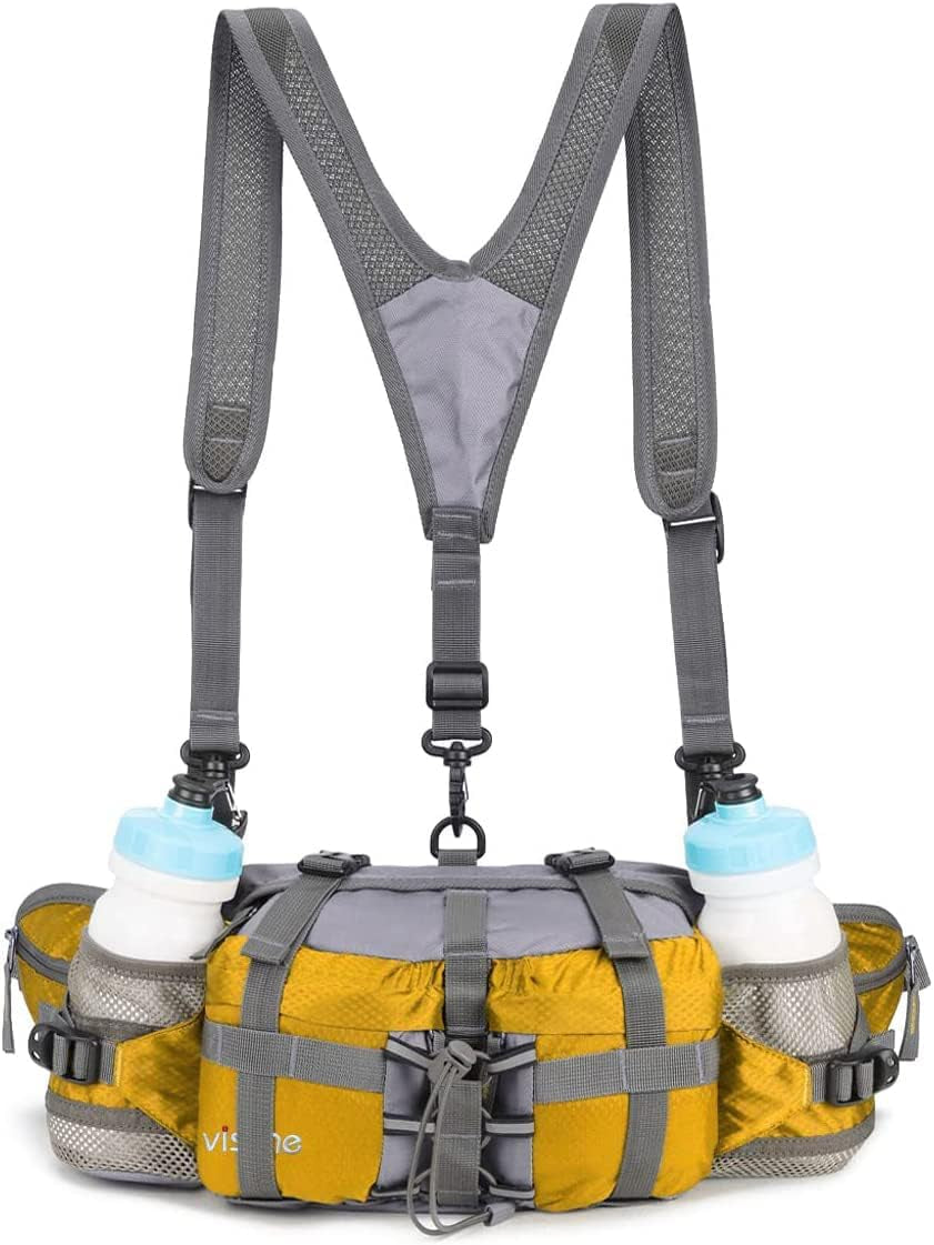 Waist Bag with Water Bottle Holder Hydration 